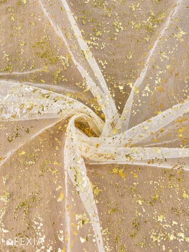 Gold Table Runner 10FT Gauze Glitter Wedding Party Decor - Rose Gold / 6 Pack