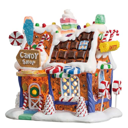 Battery Operated Candy Shop Decor Light for Holiday Village Displays