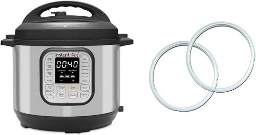 Instant Pot Duo 7-in-1 Electric Pressure Cooker - 8 Quart with 2-Pack Sealing Rings