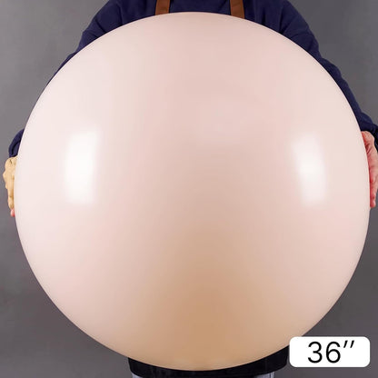 PartyWoo 36-Inch Pale Pink Balloons - Light Pastel Latex for Birthday & Baby Shower Decorations