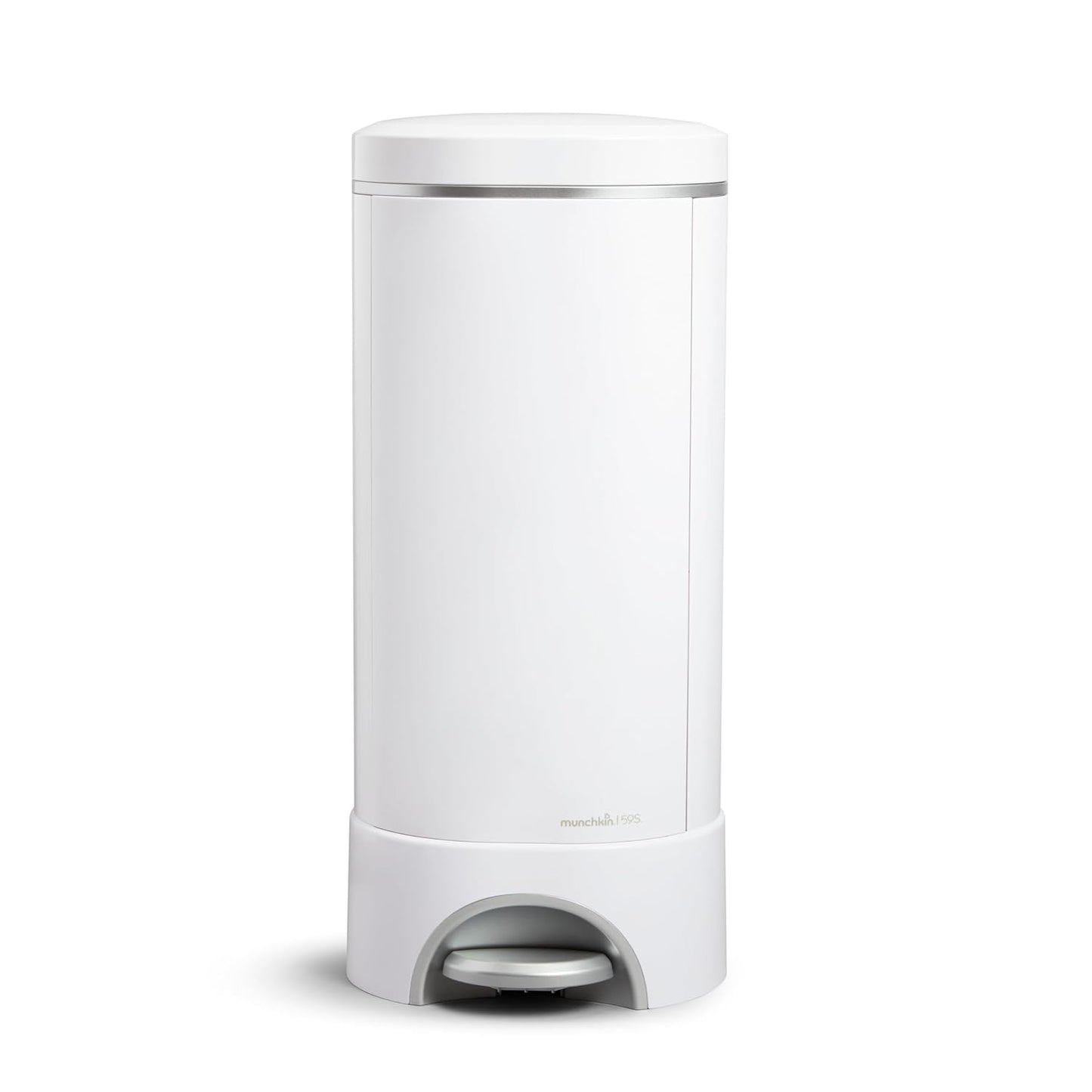 Munchkin® UV Diaper Pail - Superior Odor Control with 1 UV Snap, Seal & Toss™ Bag & Refill Ring