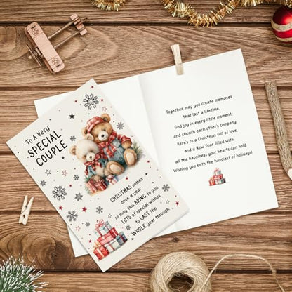 Christmas Card for Couples - Sweet Holiday Greeting Card with Heartfelt Message - To a Very Special Couple