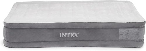 Intex Recreation Comfort Plush Mid Rise Airbed - Built-In Electric Pump | Twin Size, 13" Height