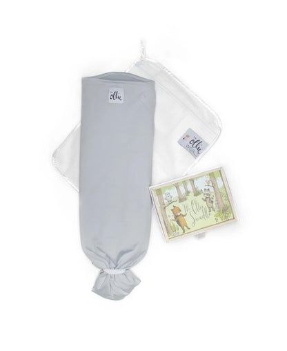 The Ollie Swaddle - Helps to Reduce The Moro (Startle) Reflex - Made from a Custom Designed Moisture-Wicking Material (Stone)