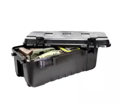27-Gallon Waterproof Storage Box with Lockable Heavy-Duty Trunk NR49568