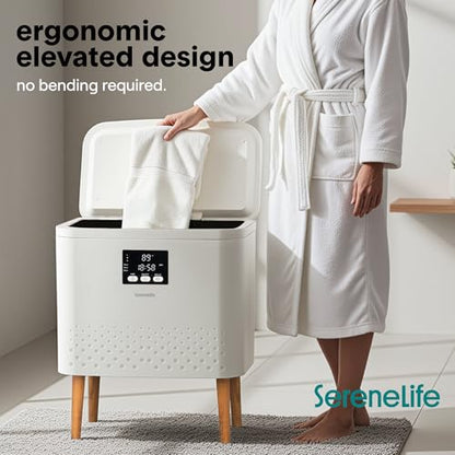 SereneLife WiFi Towel Warmer Bucket 20L Large Capacity - White
