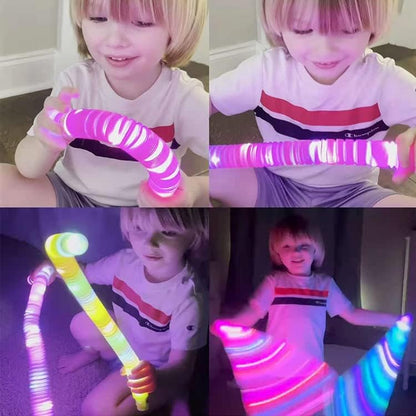Skiennix Glow Necklaces & Bracelets - 6PCS Multicolor Light-Up Party Favors for Kids & Adults