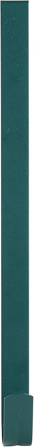 Sattiyrch 15" Wreath Hanger - Sturdy Steel Over The Door Hook for Front Door Decor (Green, 2-Pack)