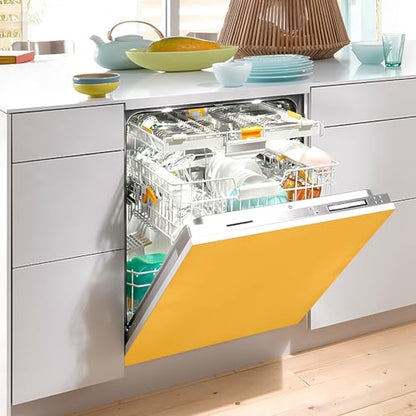 Orange Dishwasher Magnet Cover 23 x 26 Inches Refrigerator Panel Decal for Kitchen & Laundry