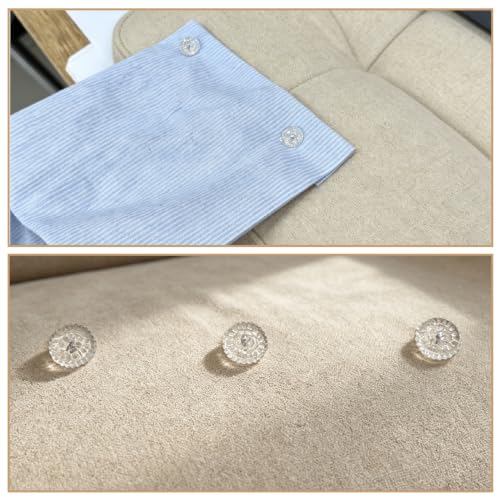 100 Clear Head Twist Pins for Upholstery, Bed Skirts & Sofa Covers