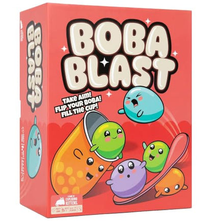 Exploding Kittens Boba Blast Party Game for Kids & Adults, 2-5 Players