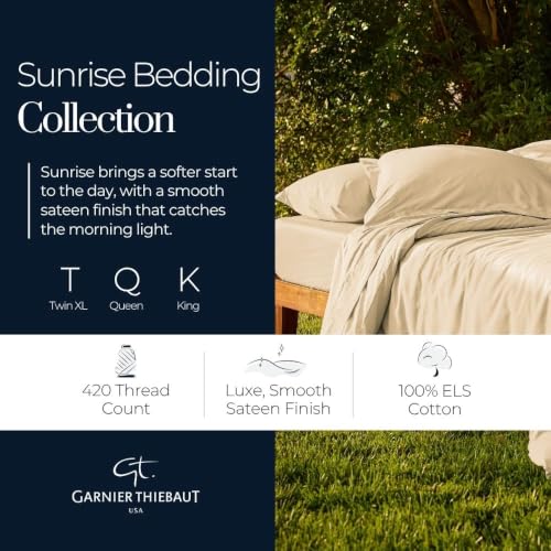 Ivory King Duvet Cover Set - 3-Piece 100% Cotton Bedding