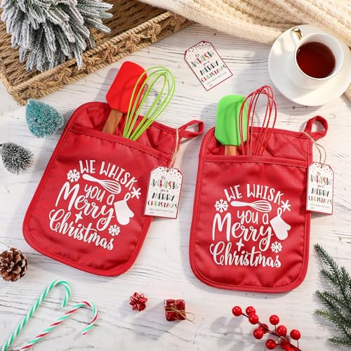Christmas Kitchen Baking Gift Set - 16 Pcs Including Whisks & Pot Holders