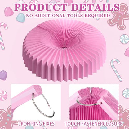 Pink Candyland Christmas Tree Collar - Honeycomb Cupcake Shape
