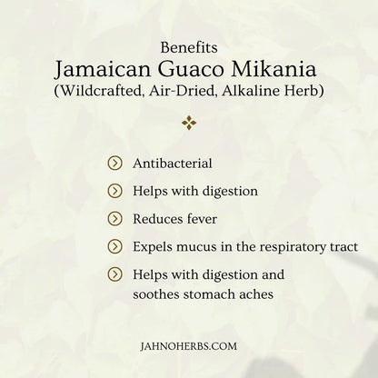 Jamaican Guaco Mikania (Wildcrafted, Air-Dried, Alkaline Herb)