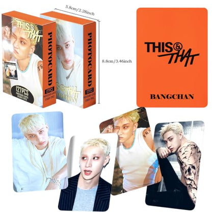 Stray Kids Photocards Set BANGCHAN - 127 PCS KPOP Album Collectible Cards & Stickers