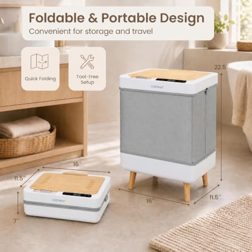 Foldable 35L Towel Warmer for SPA & Bathroom - Portable, Safe & Large Capacity