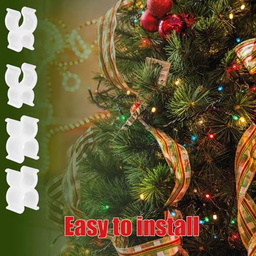 300 Pack Christmas Light Clips for Outdoor Wire Frames and Decorations