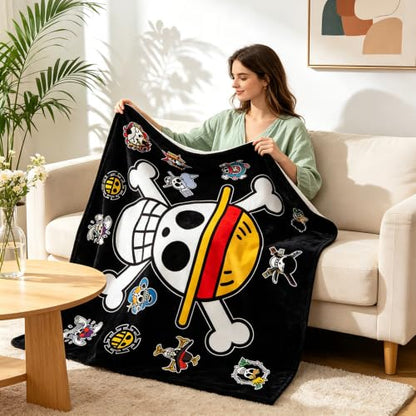 Anime Flannel Blanket for Fans 50x60 Inches Soft Cozy Gift