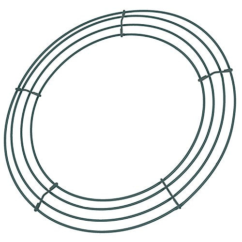 12-Inch Christmas Wire Wreath Frame Round Wreath Form for DIY Holiday Decor