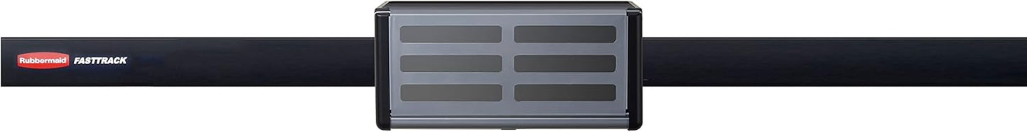 Rubbermaid FastTrack Rail Access Bin - Versatile Garage Organizer for Sports & Gardening Supplies | Durable Storage Solution