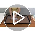 13x39 Inch Puzzle Frame Wall Mount with Plexiglas - Black Aluminum Wall Frame for Home Decor