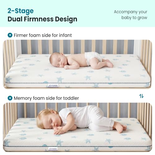 35x20 Baby Bassinet Mattress Pad - 2-Inch Gel & Foam Dual Sided with Removable Cover - Rectangular 35'' x 20'' x 2'' Variation