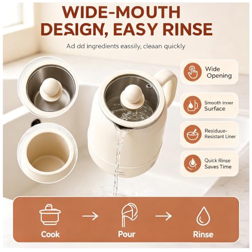 Multi-Function Portable Electric Stewing Cup - 6-in-1 Mini Wellness Kettle #B