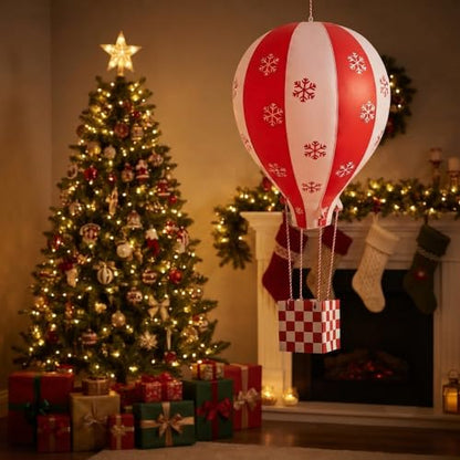 Christmas Elf Accessories Hot Air Balloon Kit - Inflatable Holiday Decor