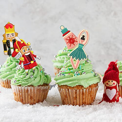 Christmas Nutcracker & Horse Silicone Mold 2-Piece Fondant & Candy Decoration