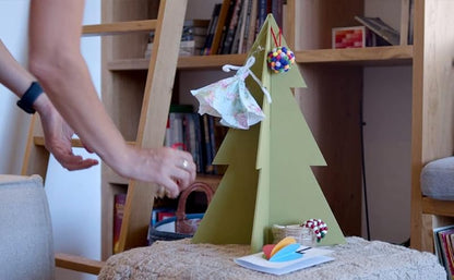 Christmas Advent Calendar Craft Kit with 24 Handmade Ornaments for Kids