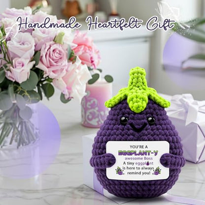 Boss Lady Gifts for Women Boss Appreciation Day Office Decor Crochet Ornament