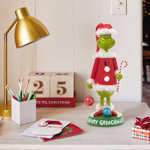 Hallmark Grinch Nutcracker Figurine, 12" Christmas Decor