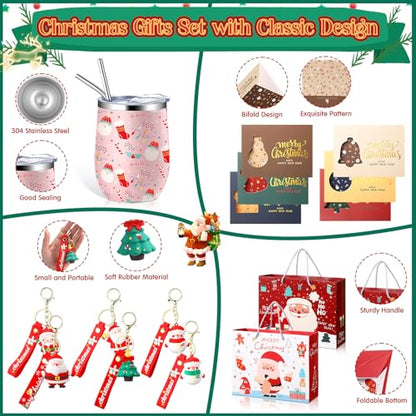 Christmas Gift Set with Wine Tumblers & Accessories - Fashion