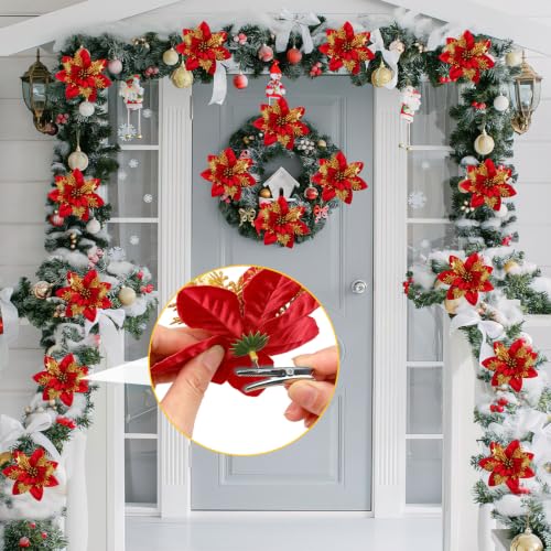 Silver Metal Clips for Christmas Ornaments - 60 Pack, Adjustable & Durable
