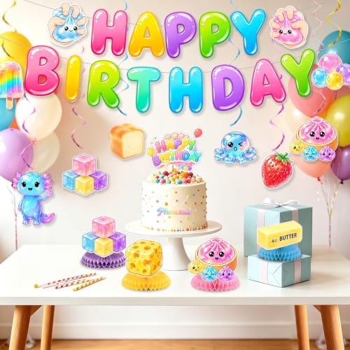 Colorful Paper Birthday Decorations with Dumpling & Dimsum Theme - Party Supplies