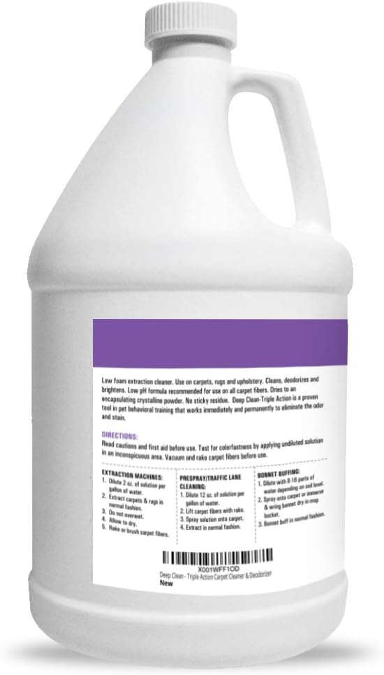 Stuart Pet Supply Co. Professional Strength Carpet Cleaner - Deep Clean & Deodorizer, 128 fl oz