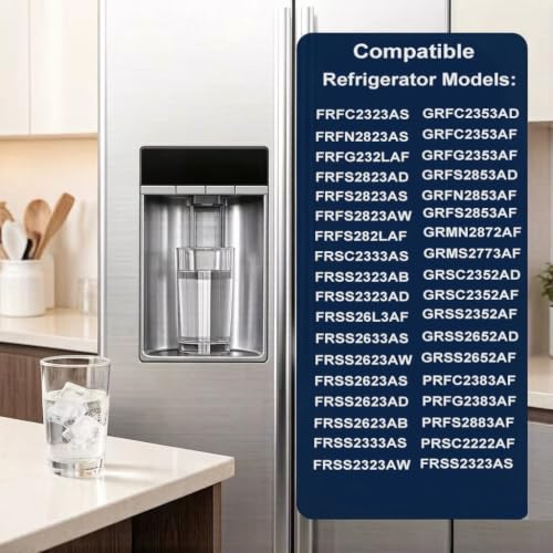 Water Filter Replacement for Frigidaire 3 Pack - Compatible with GRFS2853AF and More