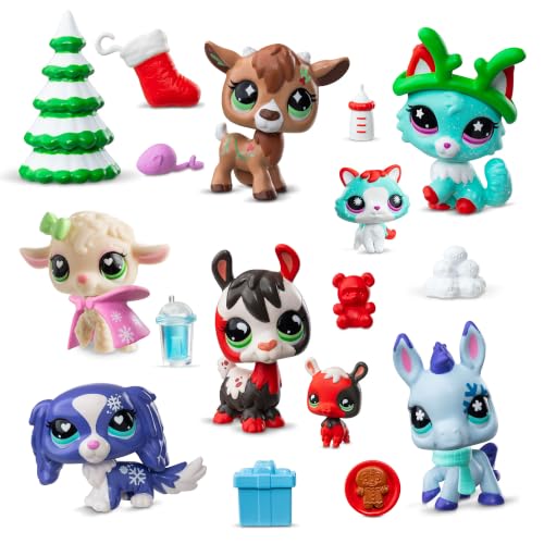 Littlest Pet Shop Holiday Advent Calendar with 8 Pets & Accessories
