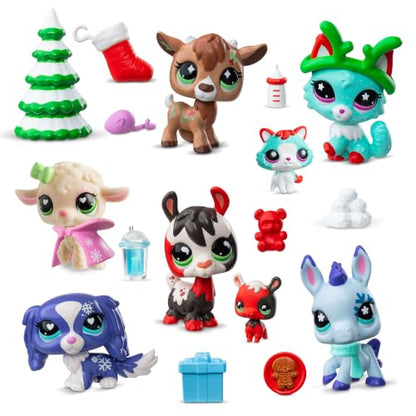 Littlest Pet Shop Holiday Advent Calendar with 8 Pets & Accessories