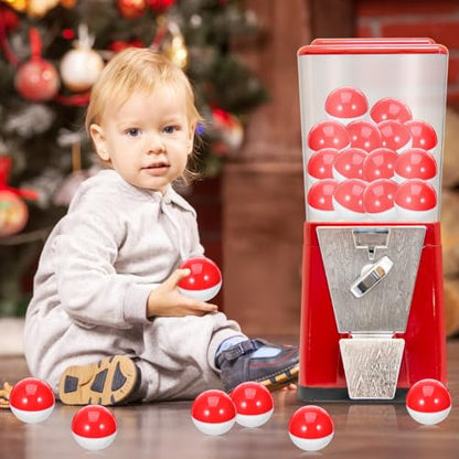 50 Pack Vending Machine Capsules - 2.7 Inch Plastic Gumball Containers for Prizes & Party Favors