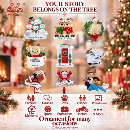 Kindergarten Boy Christmas Ornament 2026 Personalized Keepsake with Pencil