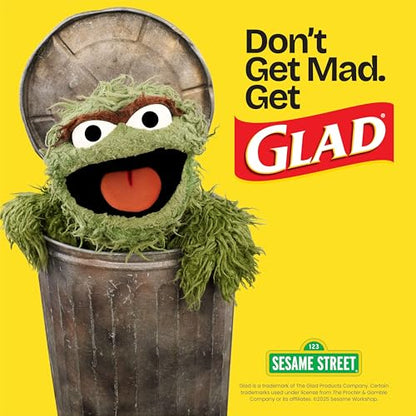 Glad ForceFlex Tall Kitchen Trash Bags, 13 Gallon, Gain Original, 40 Count (Package May Vary)