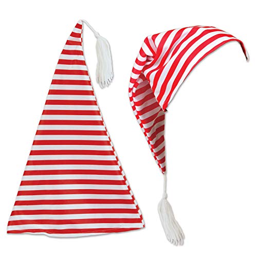 Nightcap 2-Pack Christmas Santa & Mrs Claus Hats - Festive Headwear for Holiday Parties