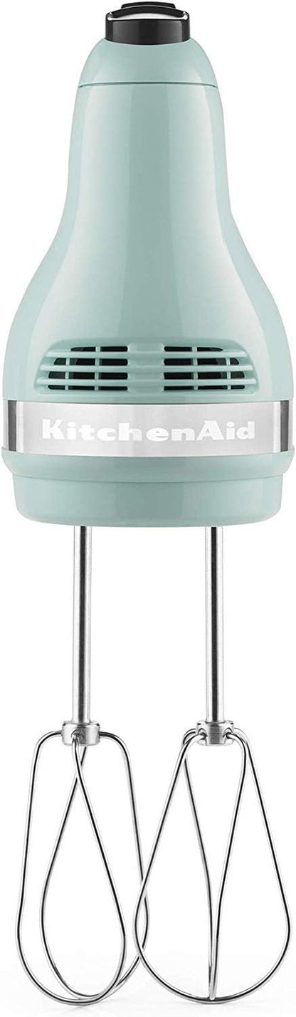 KitchenAid 5-Speed Ultra Power Hand Mixer - Ice Blue | Certified Renewed Quality