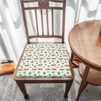 Tiger Jungle Chair Cushion - Style 5, Supportive Memory Foam Seat Pad