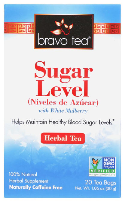 Sugar Level Tea, 20 Bags by Bravo Tea & Herbs (Pack of 2)2