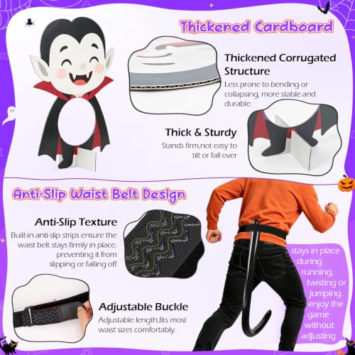 Halloween Tail Game Set for Adults & Kids, Party Fun Interactive Game
