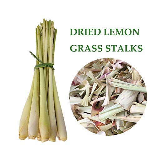 Dried Lemongrass Spice, Natural Lemon Grass Stalks, Cut & Sifted, Bulk Spice, Perfect for Tea & Seasoning (2.0 oz), Pack of 1