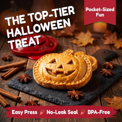 Halloween Mini Hand Pie Mold Set - Spooky Pumpkin Design, Reusable Pastry Press